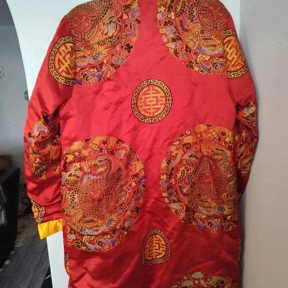 Vintage embroidered house kimono size Large - Picture 4 of 4